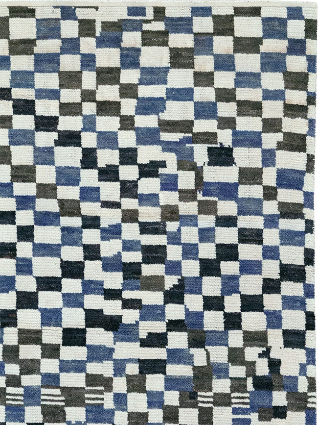 Modern Contemporary Indian Room Size Carpet, No.33167 - Staging