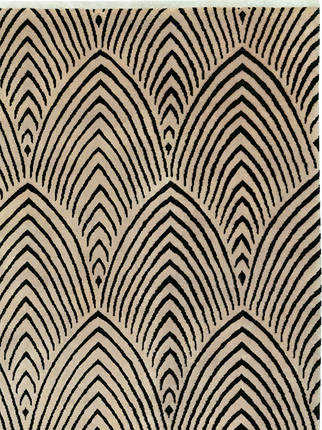 Antique Chinese Art Deco Room Size Carpet, No.33169 - Staging