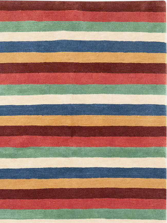 Modern Tibetan Accent Rug, No.33170 - Staging