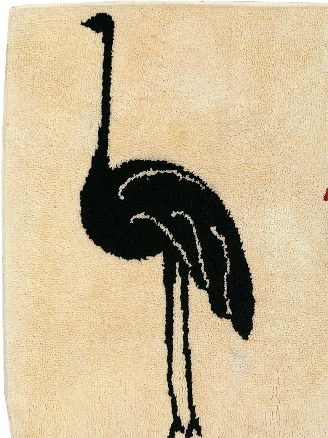 Vintage African Moroccan Pictorial Rug, No.33176 - Staging