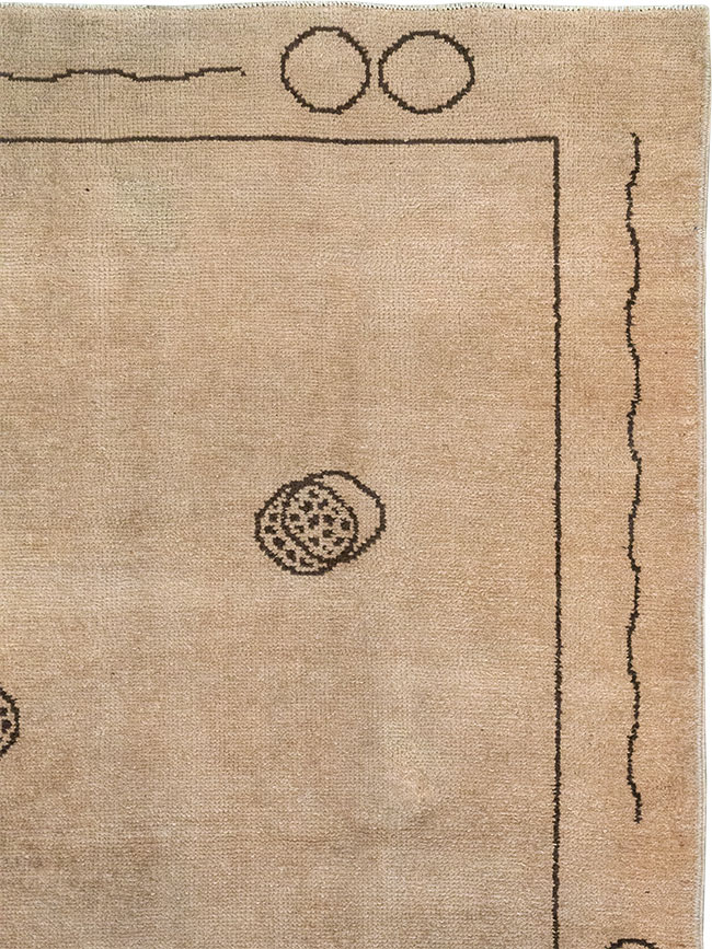 Vintage Chinese Art Deco Room Size Carpet, No.33179 - Staging