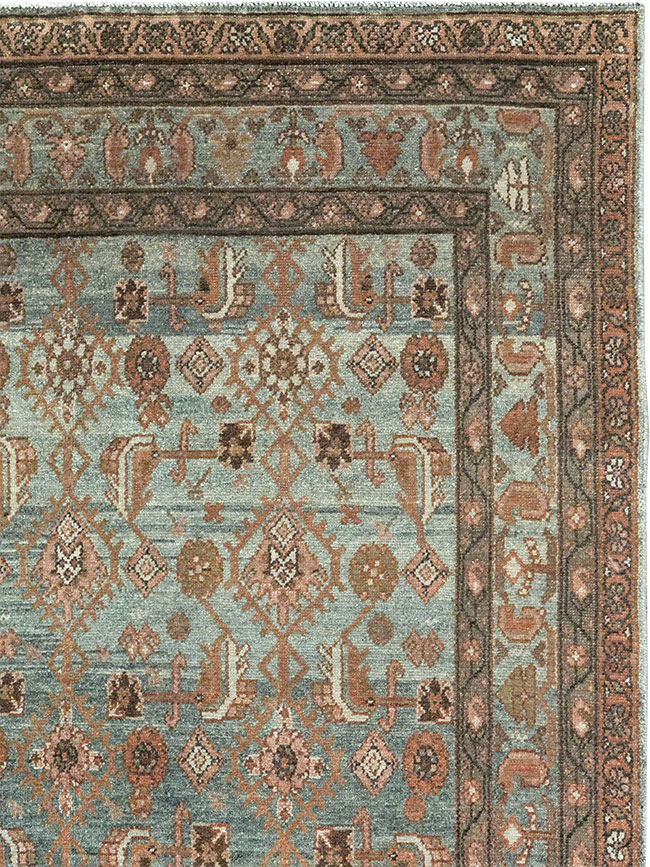 Antique Persian Malayer Long Runner, No.33187 - Staging