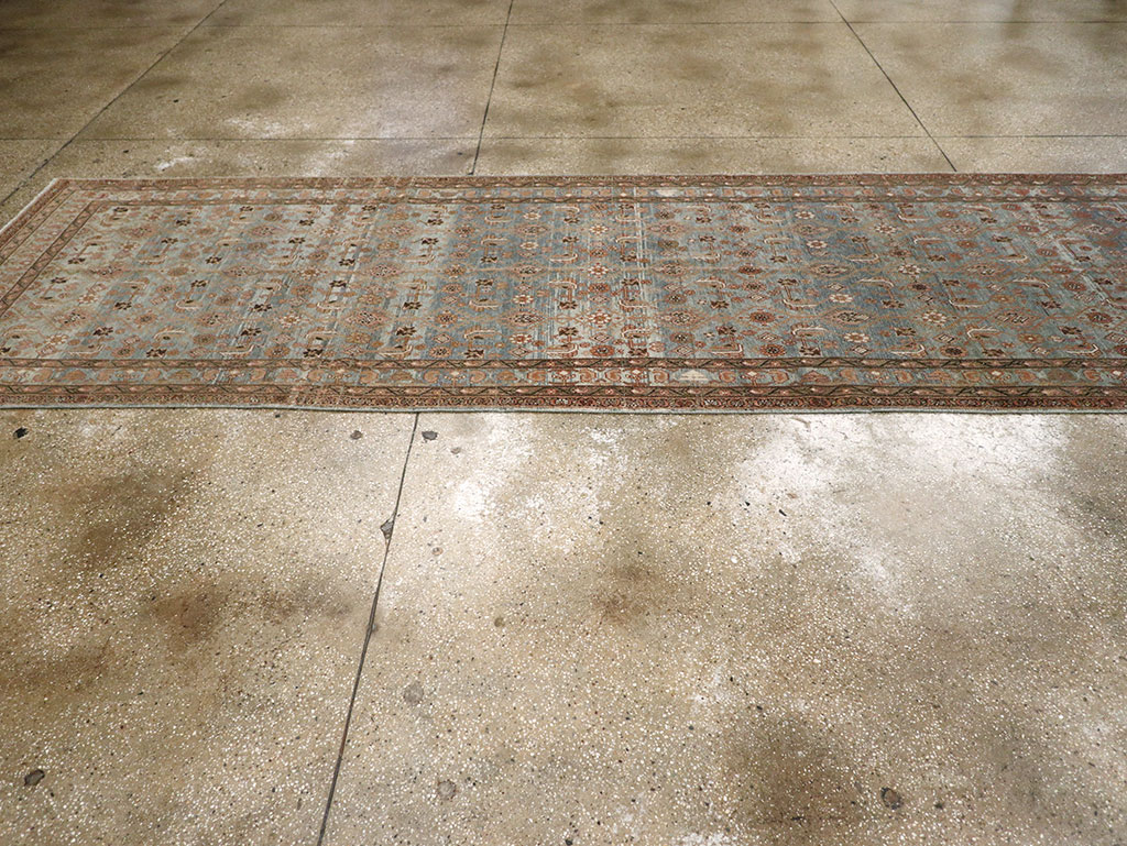 Antique Persian Malayer Long Runner, No.33187 - Staging