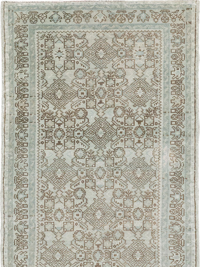 Antique Persian Malayer Long Runner, No.33188 - Staging