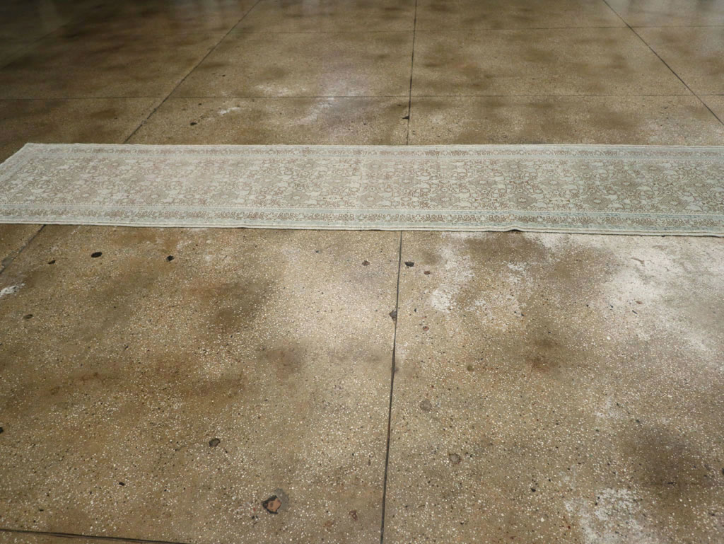 Antique Persian Malayer Long Runner, No.33188 - Staging