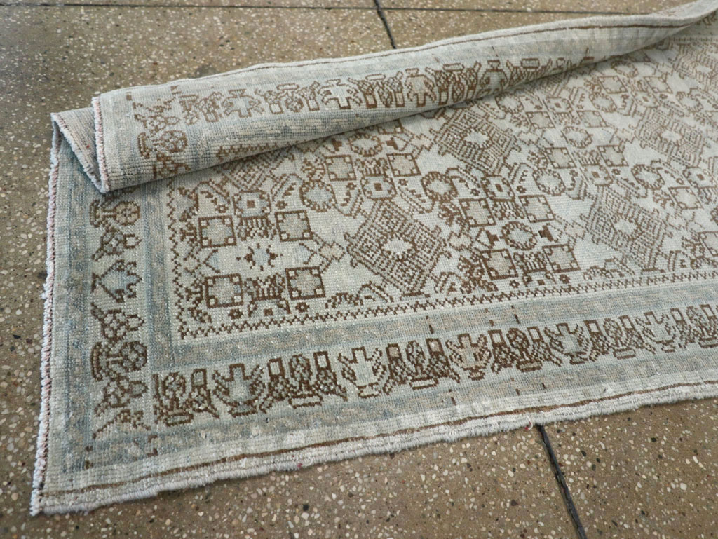 Antique Persian Malayer Long Runner, No.33188 - Staging