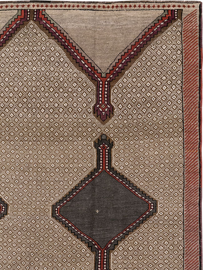 Vintage Turkish Anatolian Gallery Carpet, No.33203 - Staging