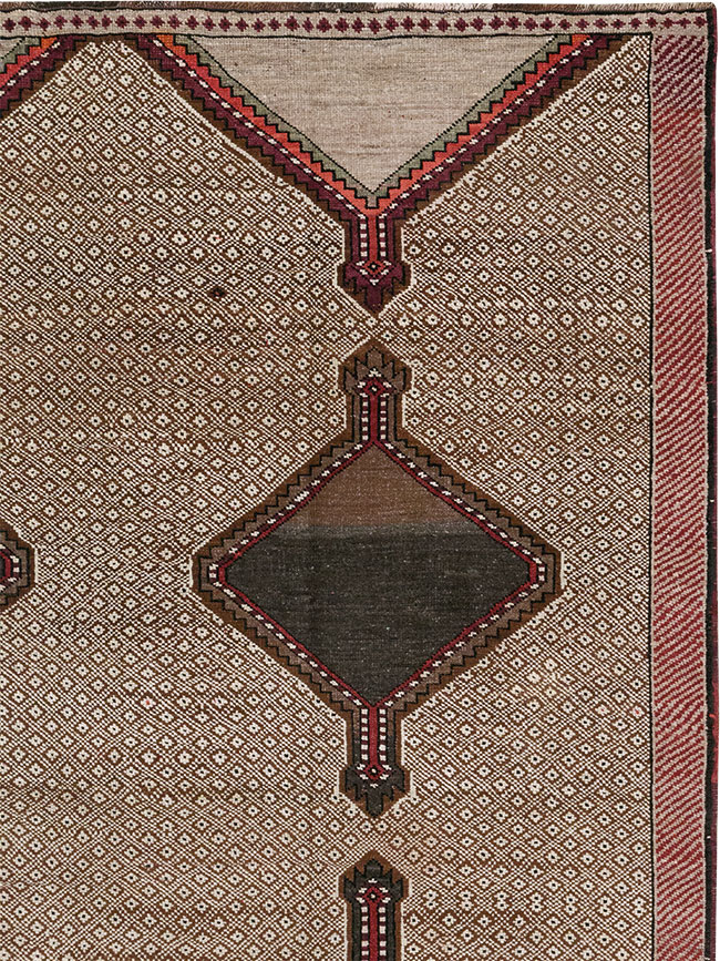 Vintage Turkish Anatolian Gallery Carpet, No.33203 - Staging
