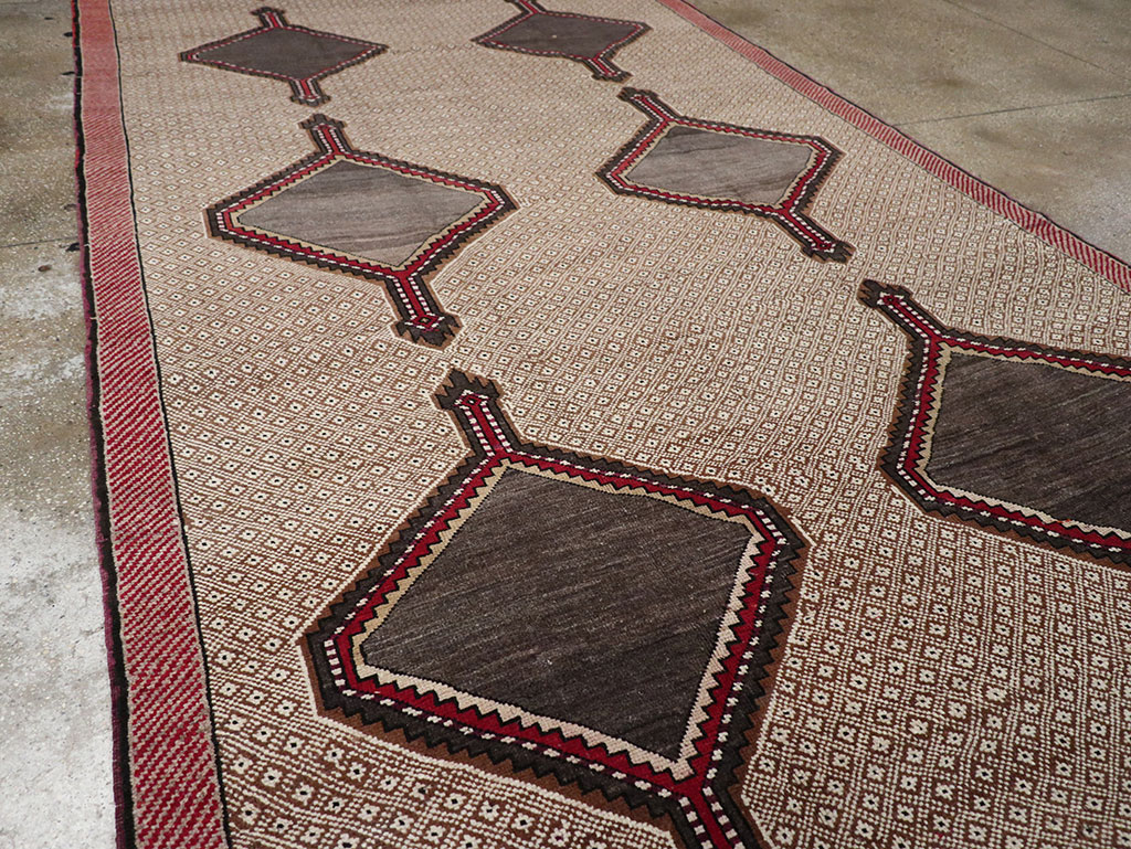 Vintage Turkish Anatolian Gallery Carpet, No.33203 - Staging