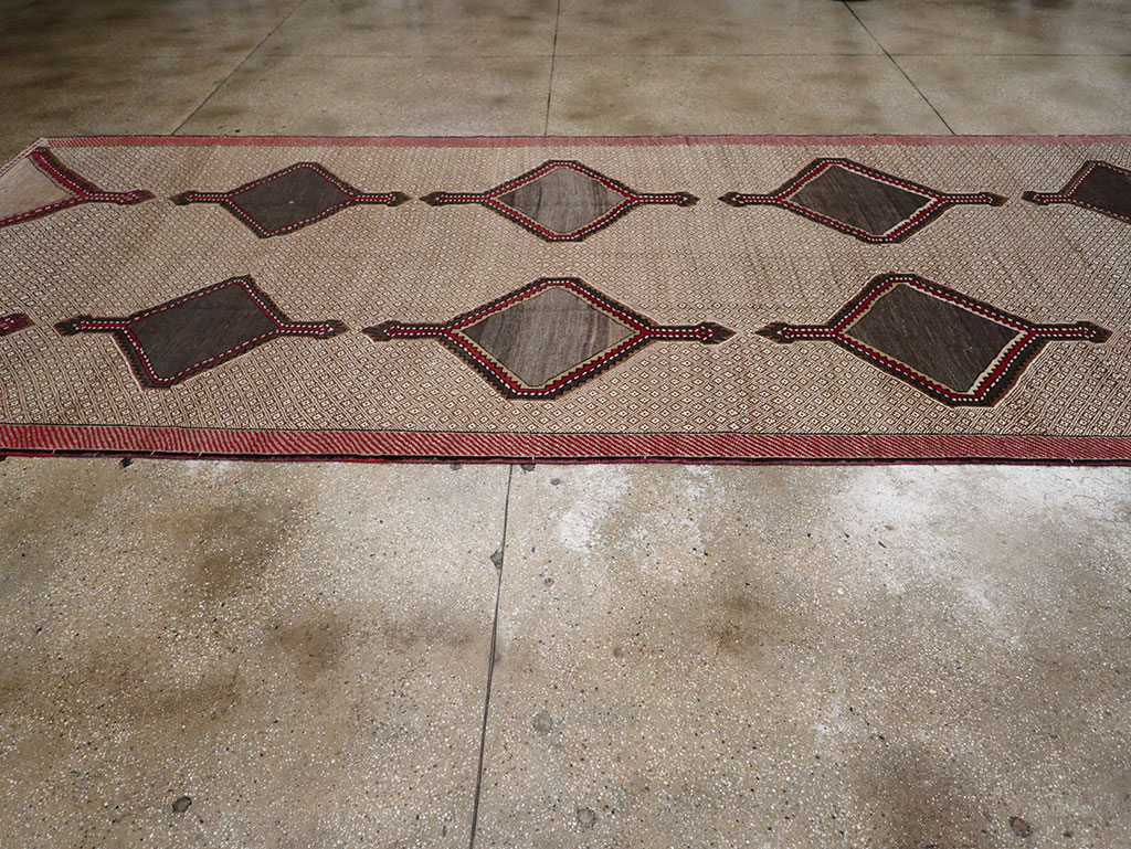 Vintage Turkish Anatolian Gallery Carpet, No.33203 - Staging