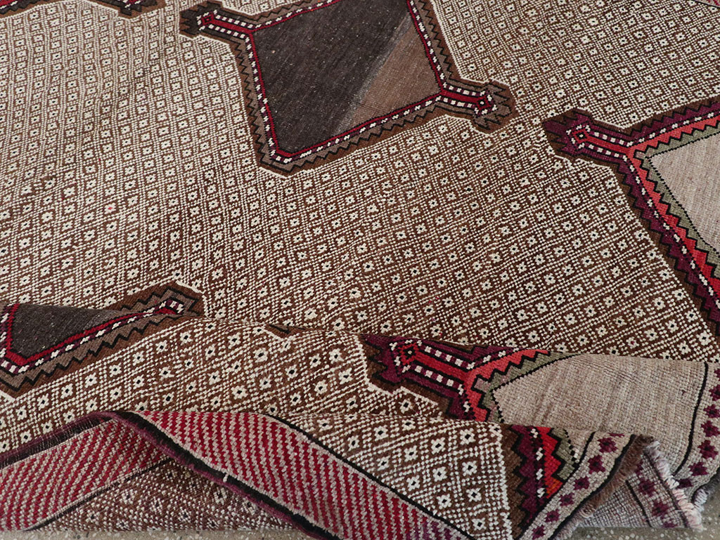 Vintage Turkish Anatolian Gallery Carpet, No.33203 - Staging