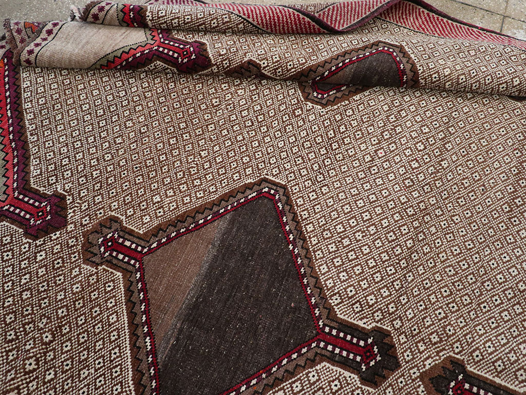 Vintage Turkish Anatolian Gallery Carpet, No.33203 - Staging