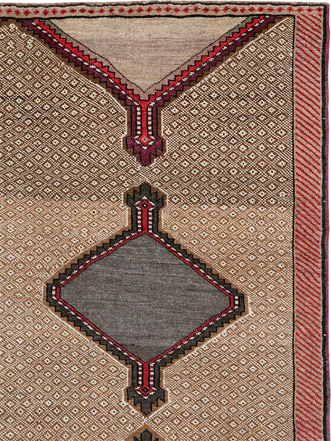 Vintage Turkish Anatolian Gallery Carpet, No.33204 - Staging