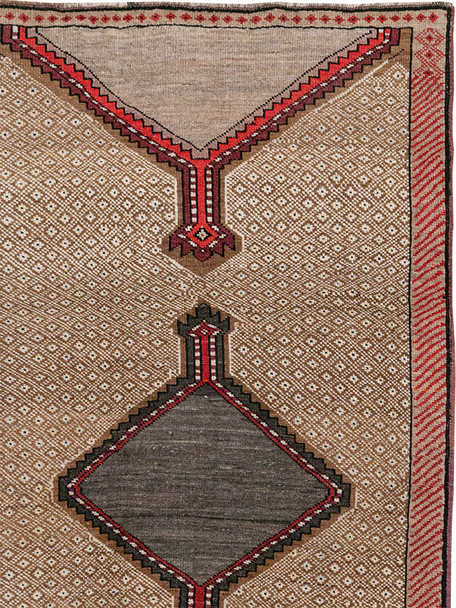 Vintage Turkish Anatolian Gallery Carpet, No.33204 - Staging