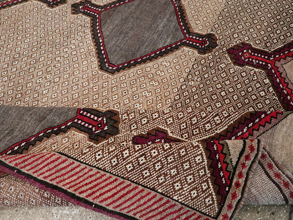 Vintage Turkish Anatolian Gallery Carpet, No.33204 - Staging