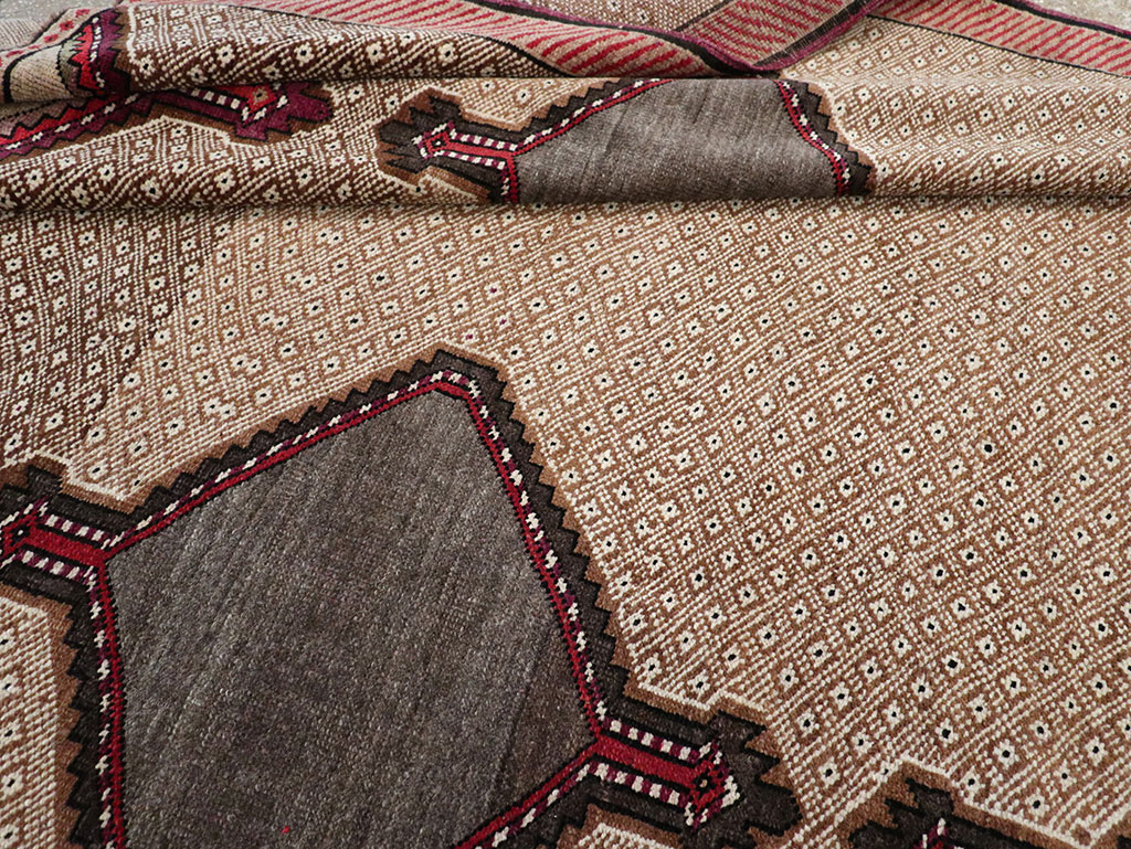 Vintage Turkish Anatolian Gallery Carpet, No.33204 - Staging