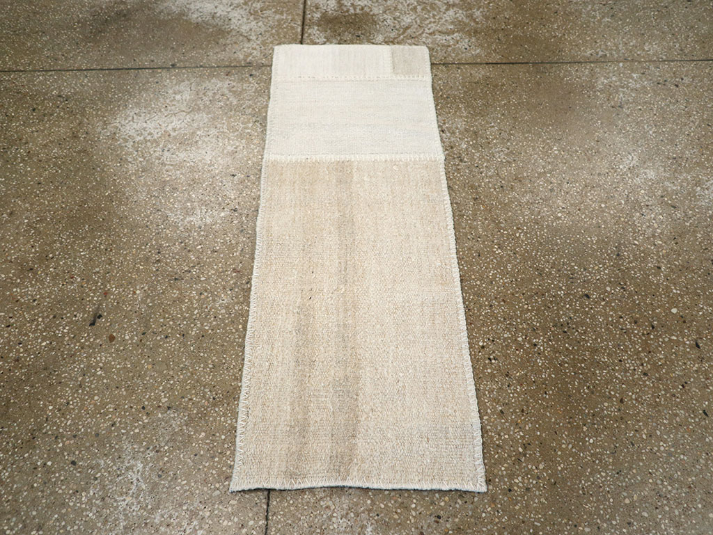 Vintage Turkish Flatweave Kilim Throw Rug, No.33208 - Staging