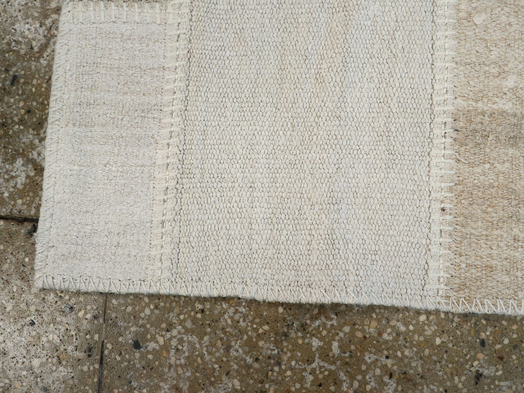 Vintage Turkish Flatweave Kilim Throw Rug, No.33208 - Staging