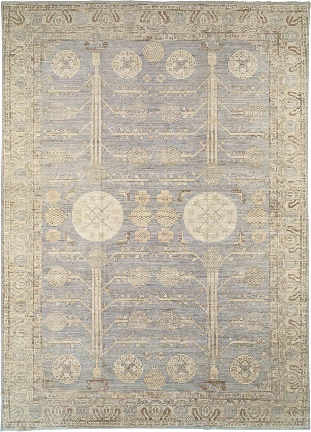 Modern East Turkestan Khotan Oversize Carpet, No.33214 - Staging