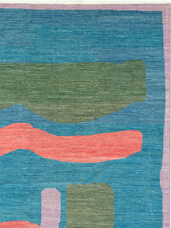 Modern East Turkestan Art Deco Large Carpet, No.33222 - Staging