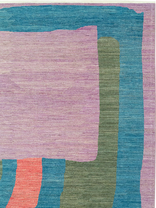 Modern East Turkestan Art Deco Large Carpet, No.33222 - Staging