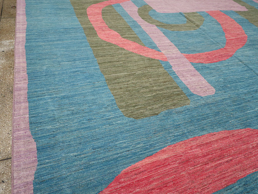 Modern East Turkestan Art Deco Large Carpet, No.33222 - Staging