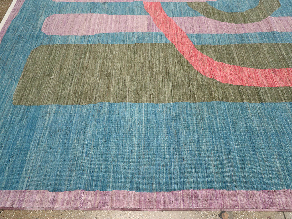 Modern East Turkestan Art Deco Large Carpet, No.33222 - Staging