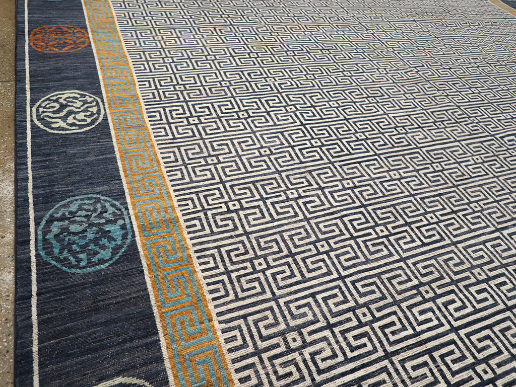 Modern East Turkestan Khotan Large Carpet, No.33223 - Staging