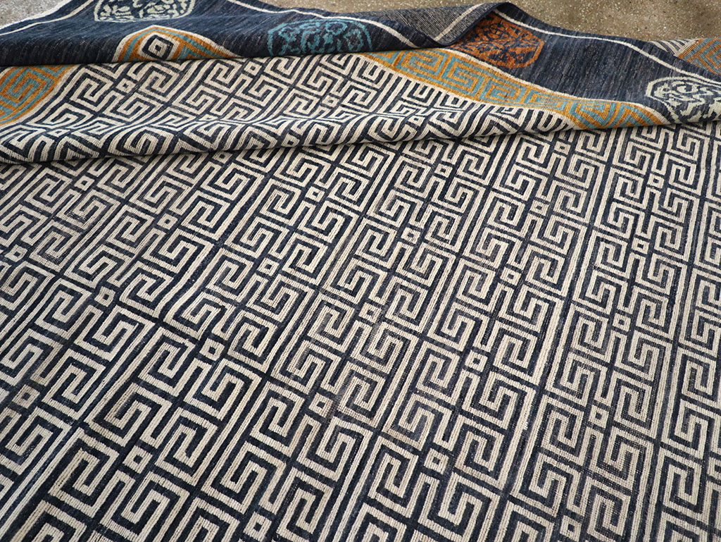 Modern East Turkestan Khotan Large Carpet, No.33223 - Staging