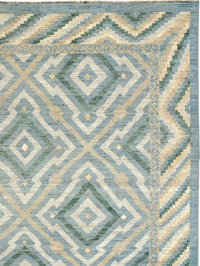 Modern East Turkestan Khotan Large Carpet, No.33235 - Staging