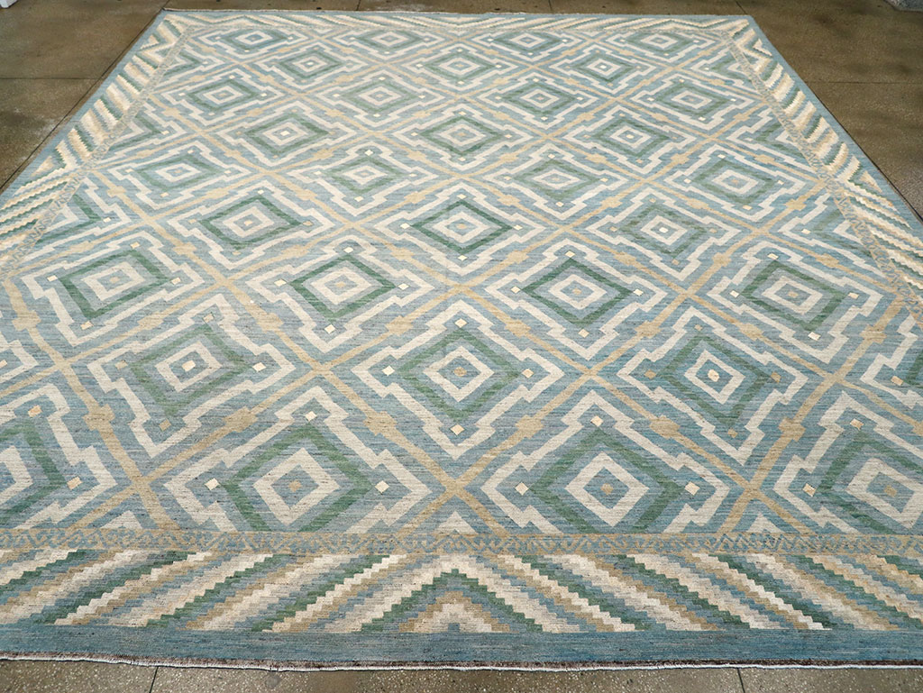 Modern East Turkestan Khotan Large Carpet, No.33235 - Staging