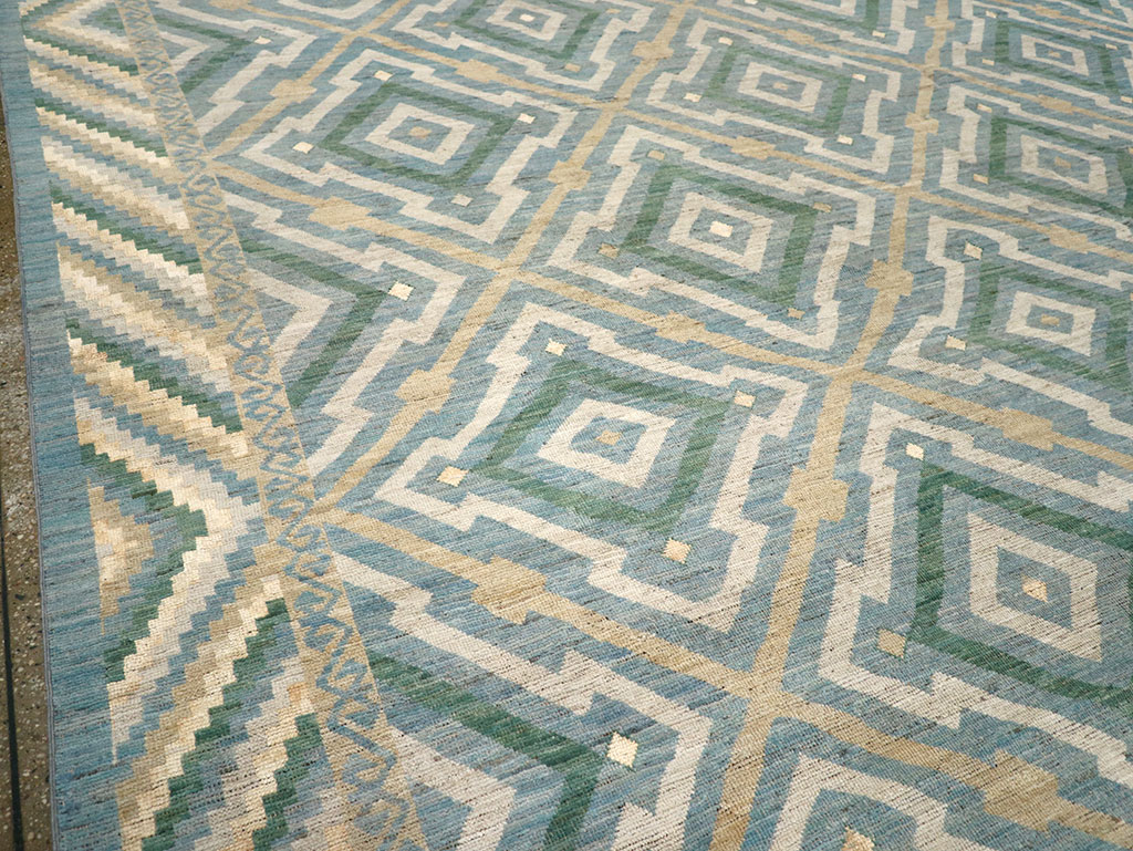 Modern East Turkestan Khotan Large Carpet, No.33235 - Staging