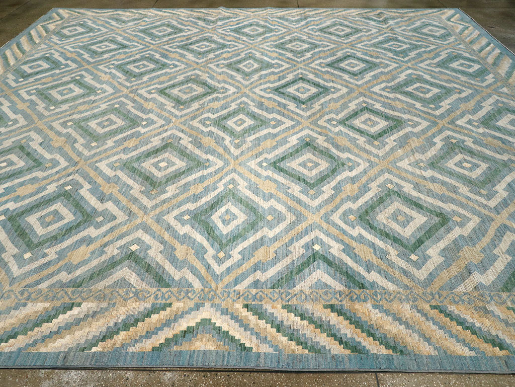 Modern East Turkestan Khotan Large Carpet, No.33235 - Staging