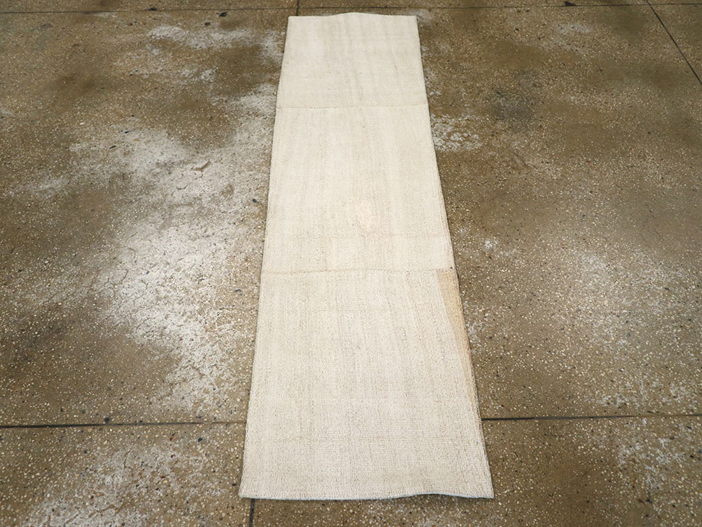 Vintage Turkish Flatweave Kilim Small Runner, No.33236 - Staging