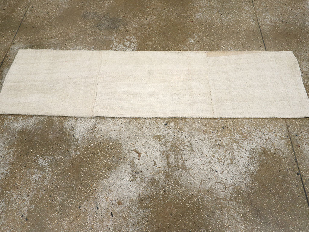 Vintage Turkish Flatweave Kilim Small Runner, No.33236 - Staging