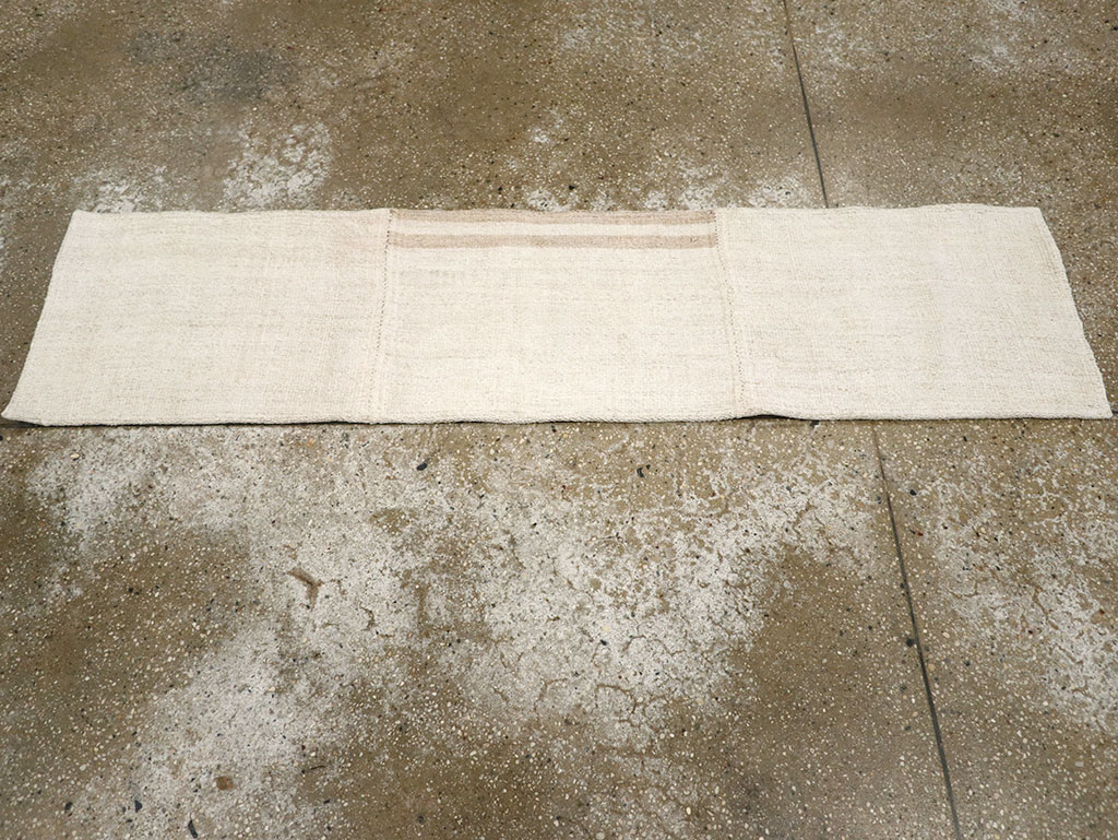 Vintage Turkish Flatweave Kilim Small Runner, No.33237 - Staging