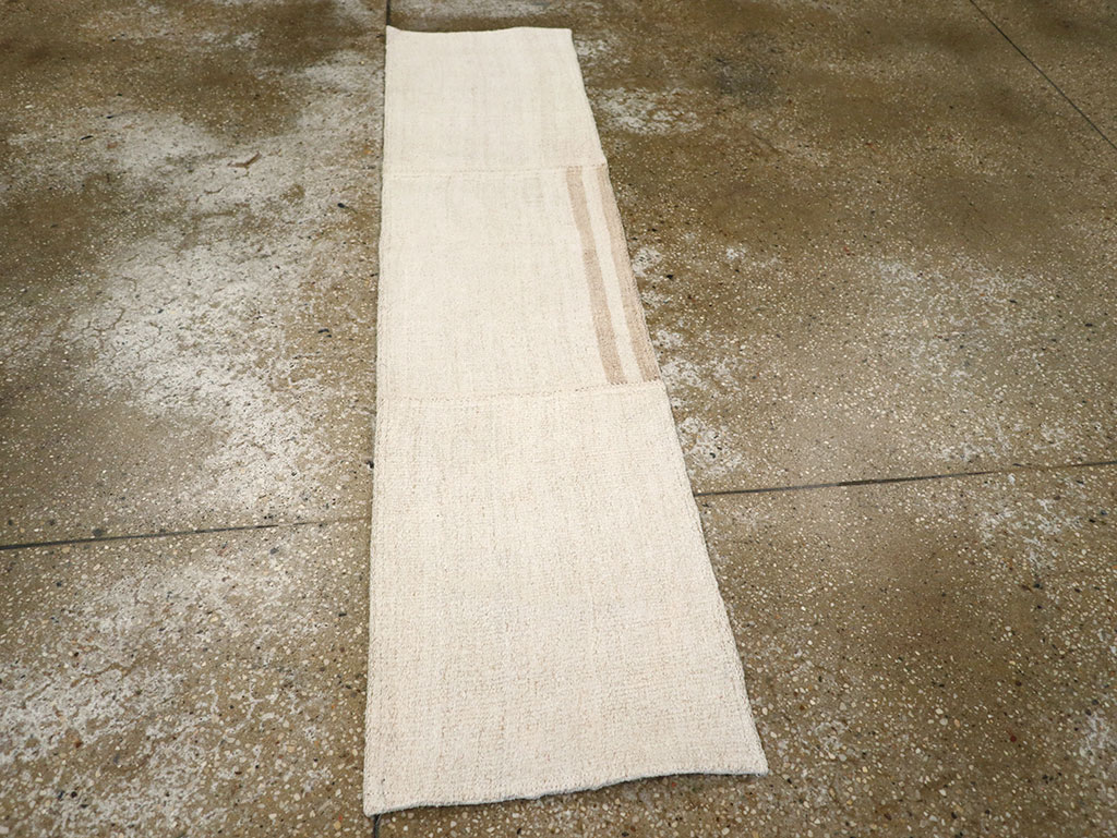 Vintage Turkish Flatweave Kilim Small Runner, No.33237 - Staging