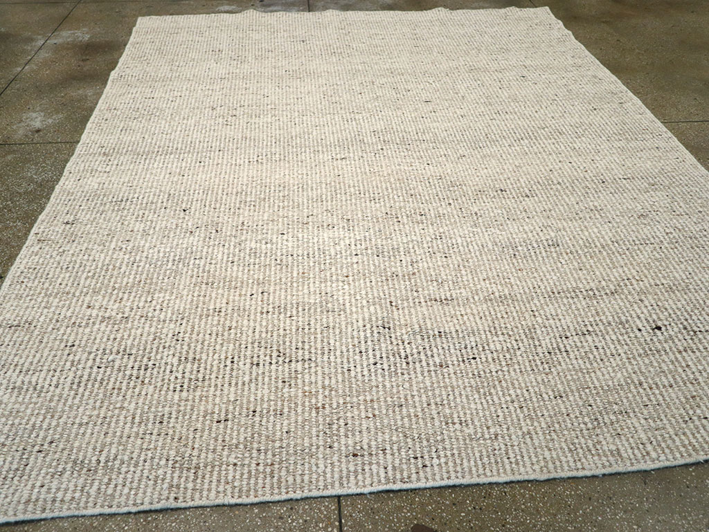 Modern Indian Sisal Room Size Carpet, No.33245 - Staging