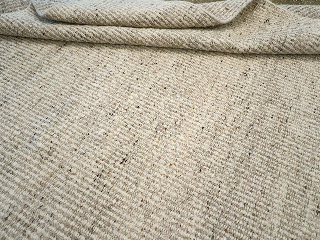 Modern Indian Sisal Room Size Carpet, No.33245 - Staging