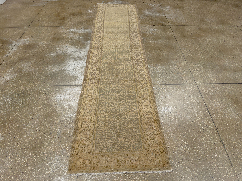 Antique Persian Malayer Runner, No.33249 - Staging