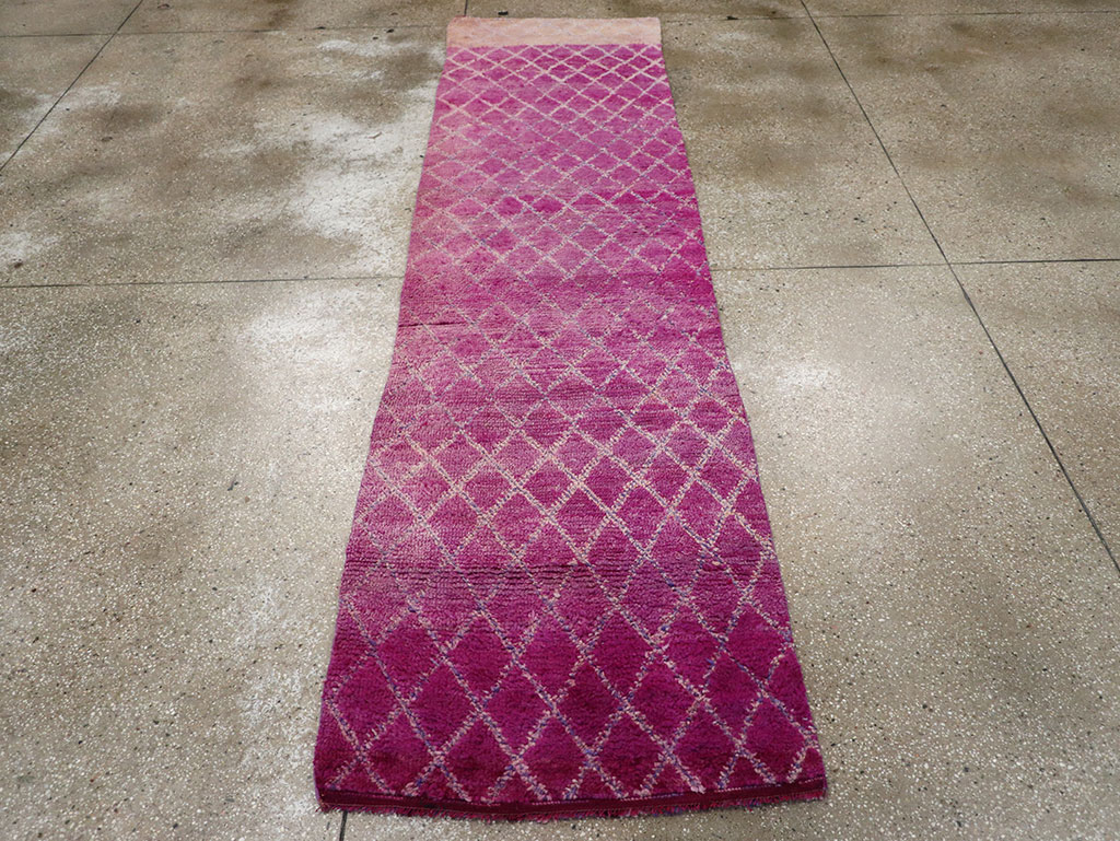 Vintage Moroccan Runner, No.33259 - Staging
