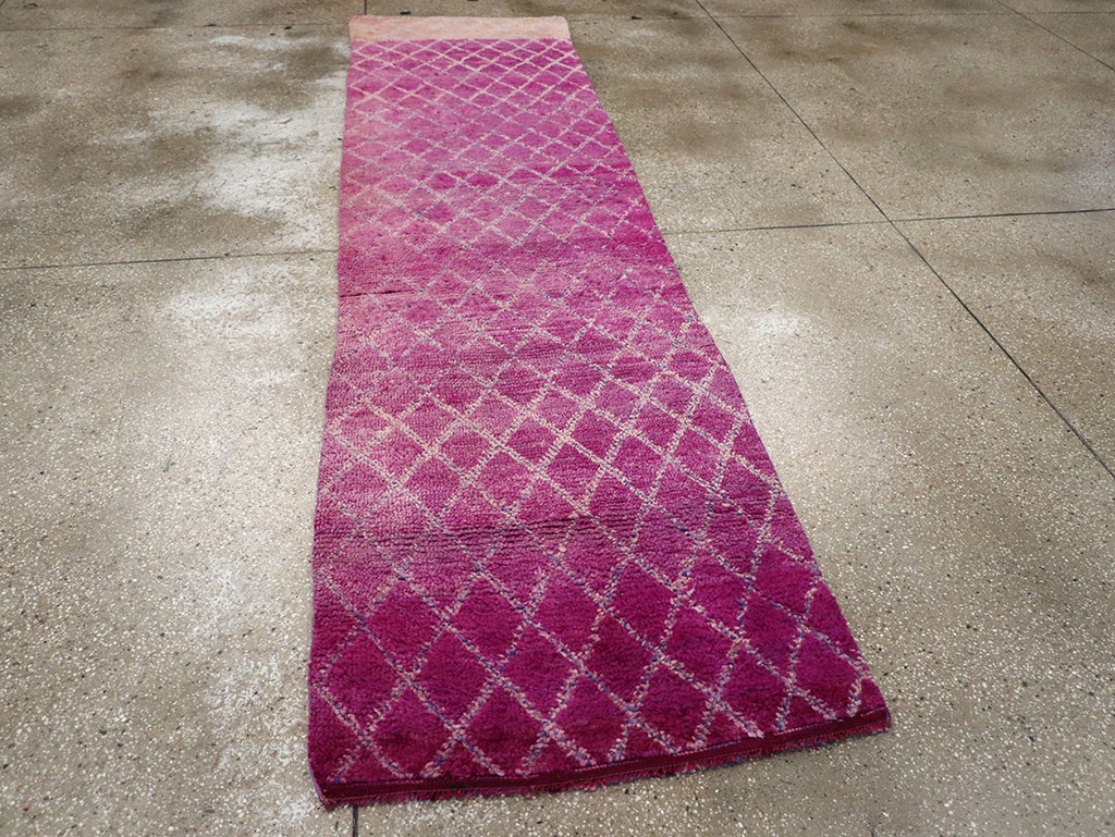 Vintage Moroccan Runner, No.33259 - Staging
