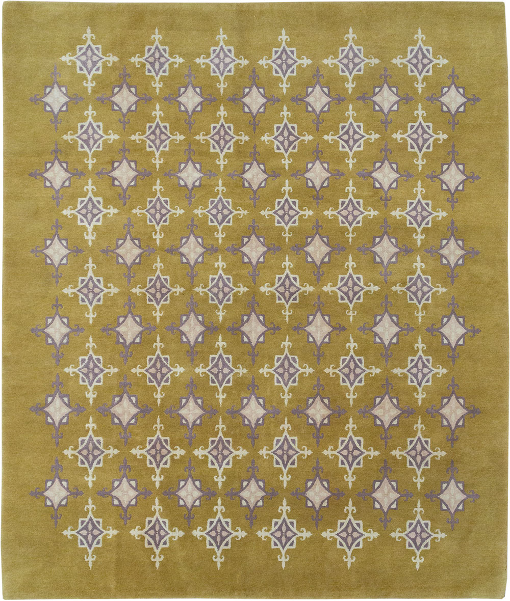 Modern Tibetan Contemporary Room Size Carpet, No.33261 - Staging
