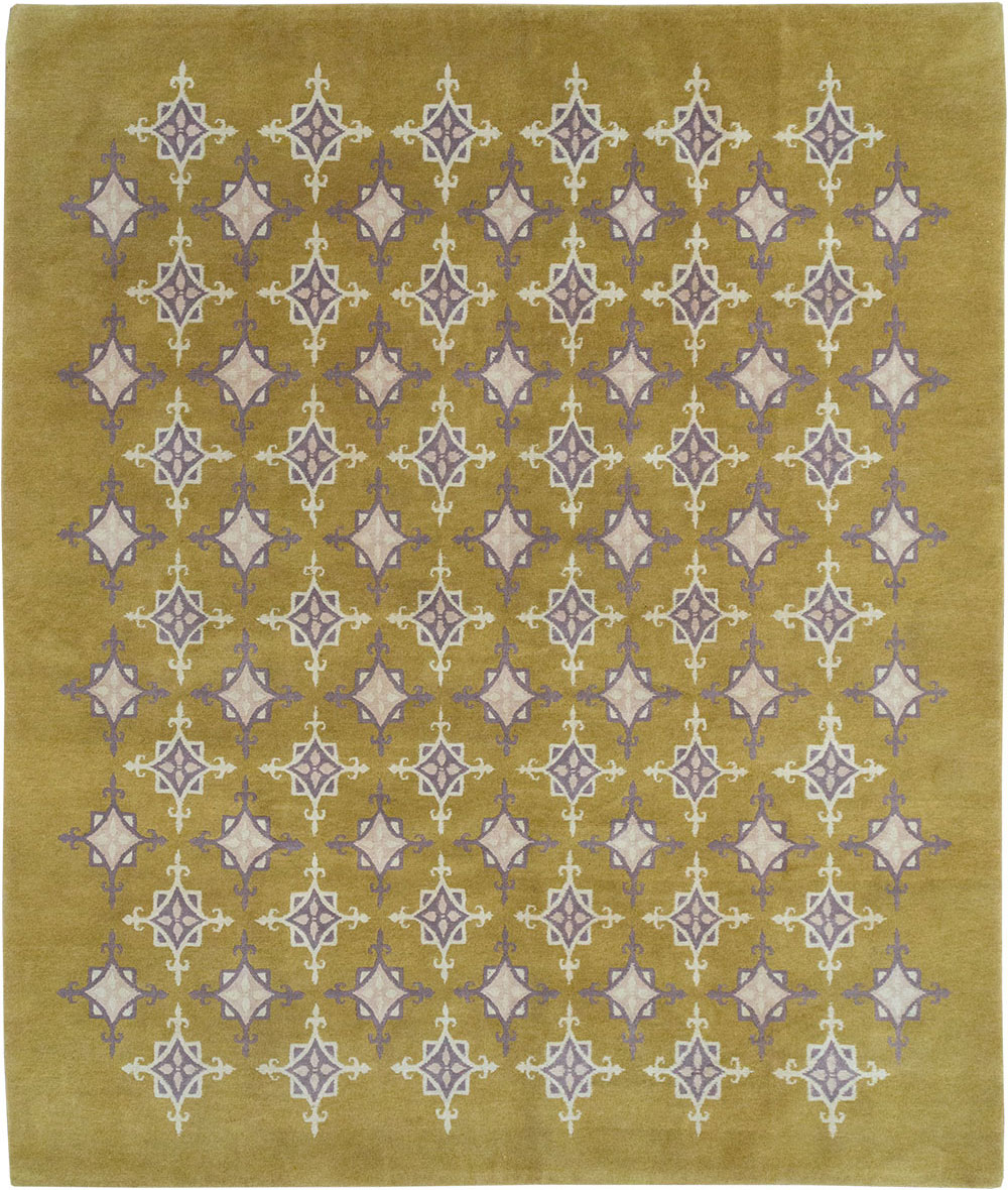 Modern Tibetan Contemporary Room Size Carpet, No.33261 - Staging