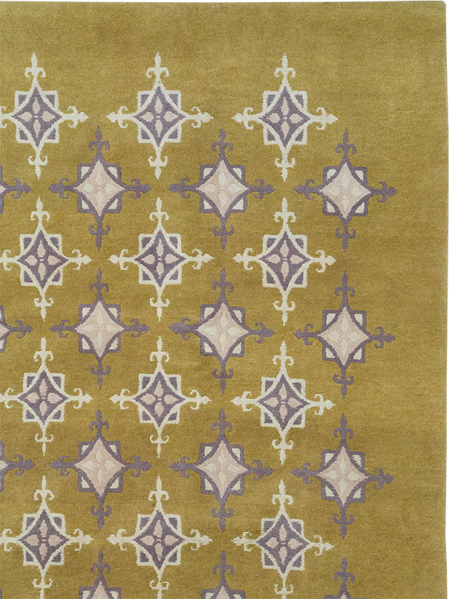 Modern Tibetan Contemporary Room Size Carpet, No.33261 - Staging