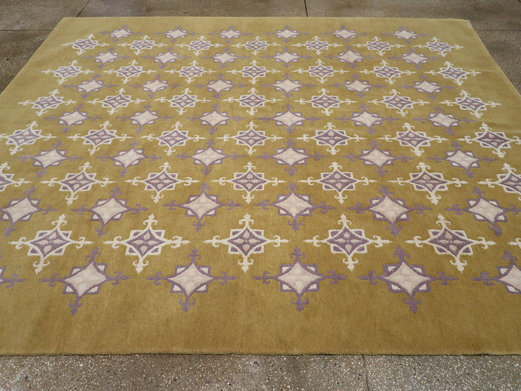 Modern Tibetan Contemporary Room Size Carpet, No.33261 - Staging