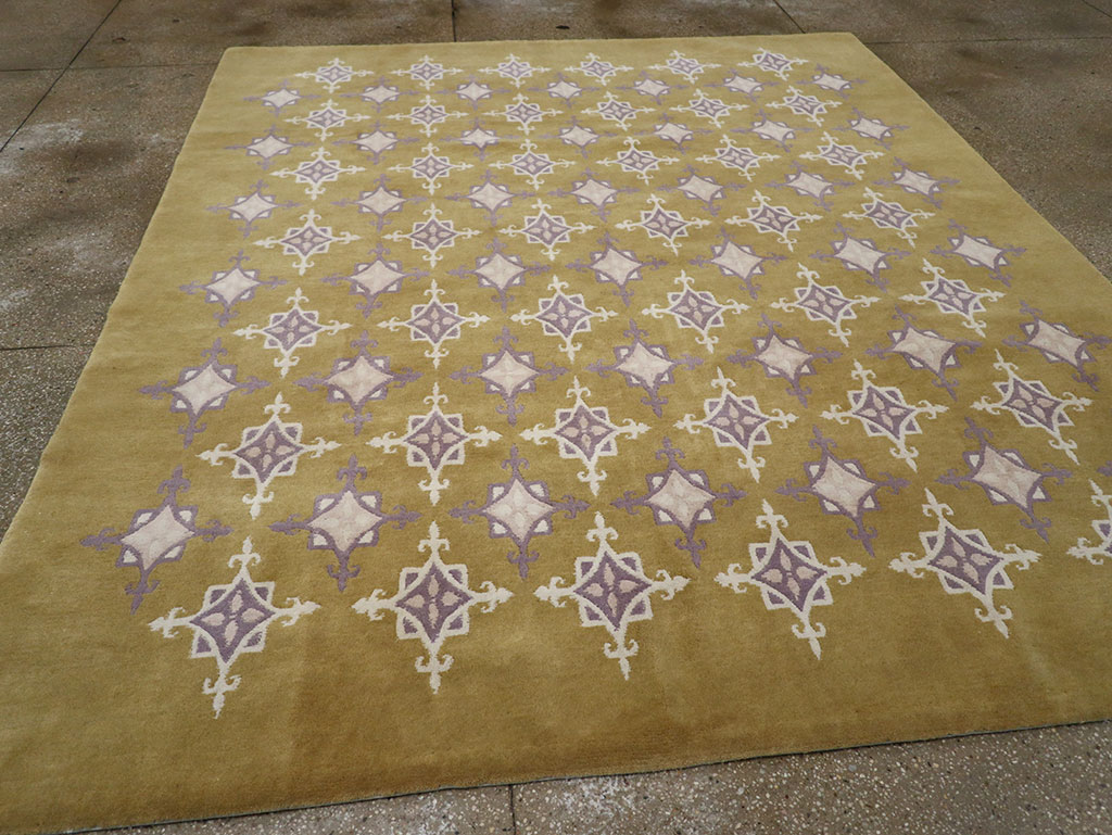 Modern Tibetan Contemporary Room Size Carpet, No.33261 - Staging