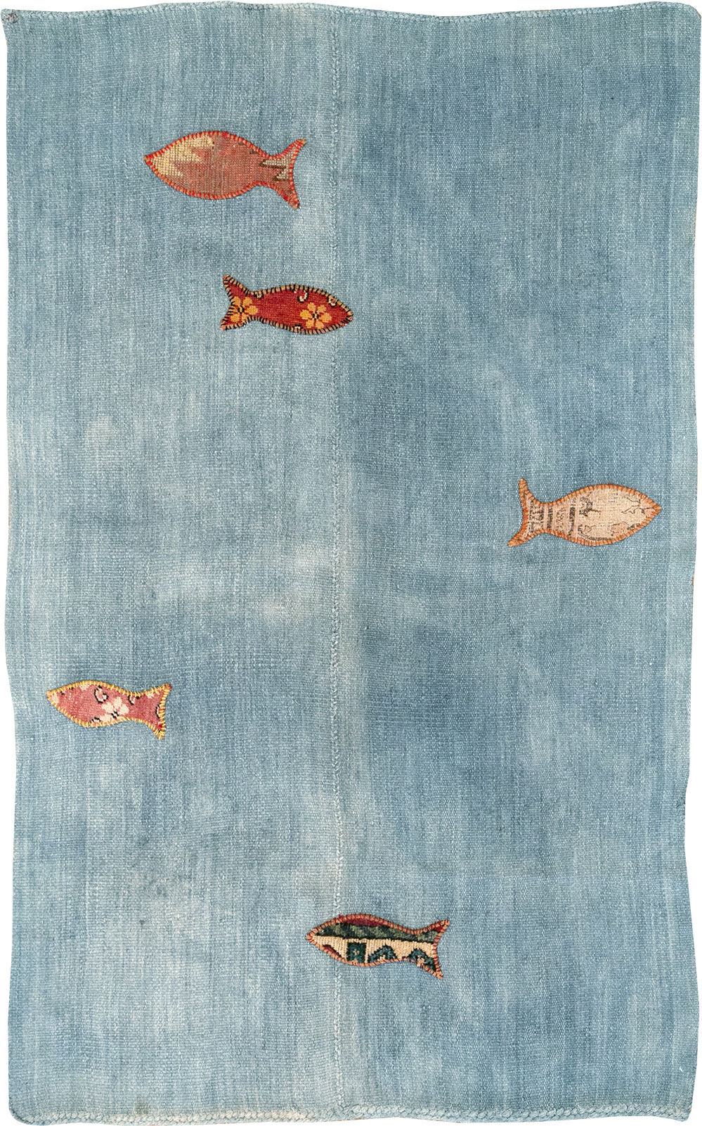 Contemporary Turkish Kilim Accent Rug, No.33272 - Staging