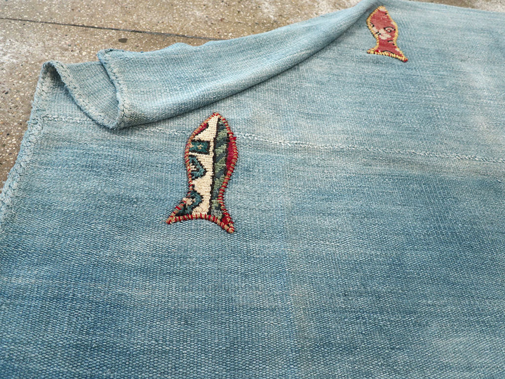 Contemporary Turkish Kilim Accent Rug, No.33272 - Staging