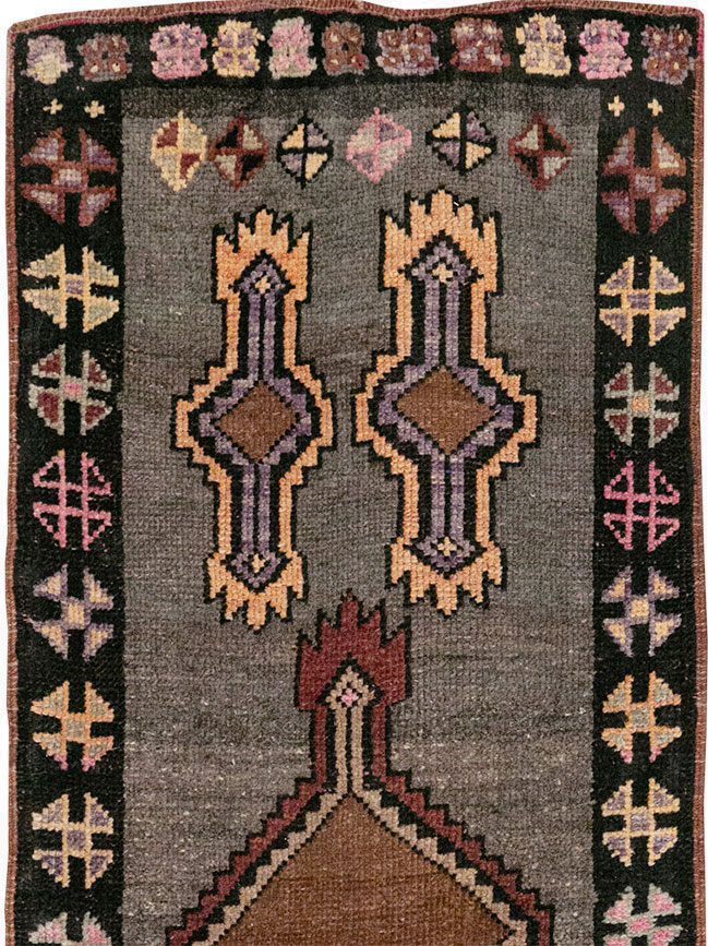 Vintage Turkish Anatolian Runner, No.33274 - Staging